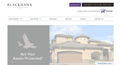 Desktop Screenshot of blackhawk-capital.com