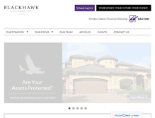 Tablet Screenshot of blackhawk-capital.com